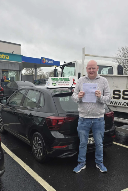 BTW Driving School student 2 after passing test