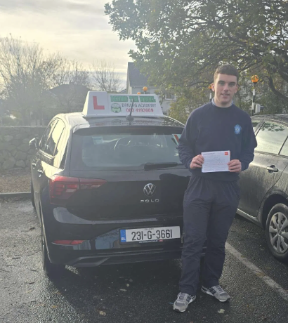 BTW Driving School student 4 after passing test