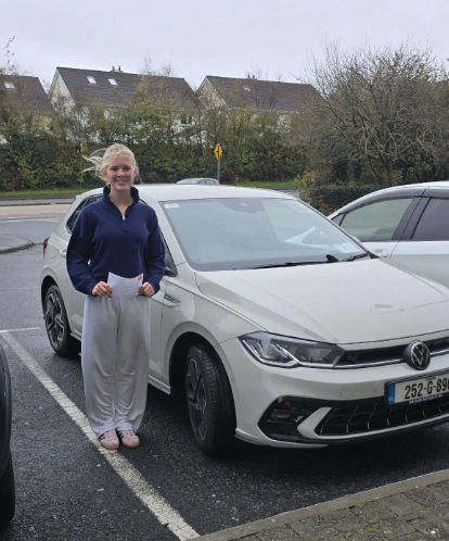 BTW Driving School student 5 after passing test