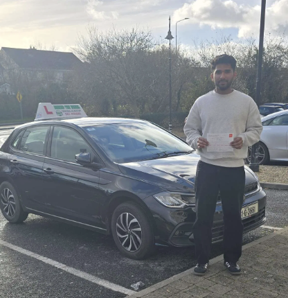BTW Driving School student 7 after passing test
