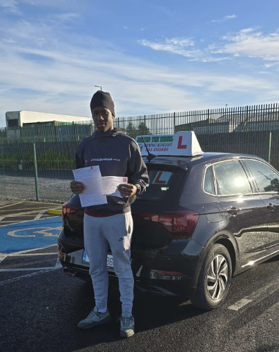 BTW Driving School student 8 after passing test