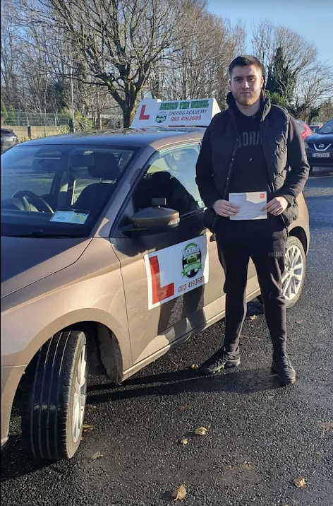 BTW Driving School student 1 after passing test