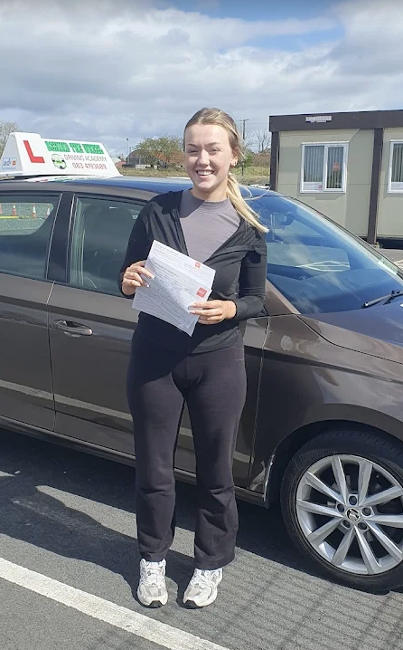 BTW Driving School student 4 after passing test